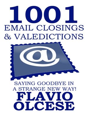 cover image of 1001 Email Closings & Veledictions